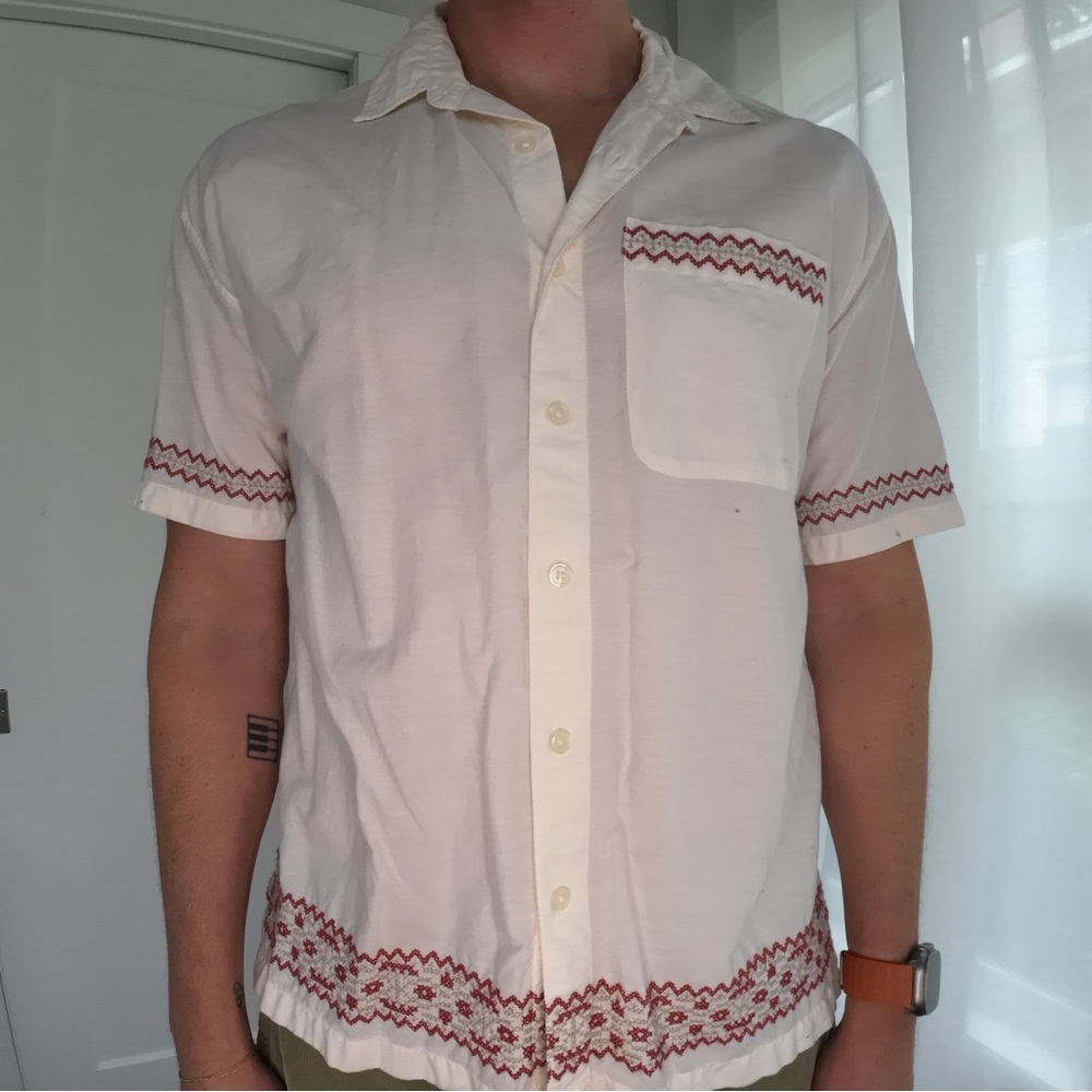 Men’s oversized Abercrombie beach shirt